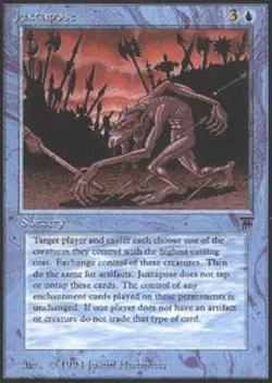 1 x Juxtapose - Legends - Light Play - MTG - Image 1