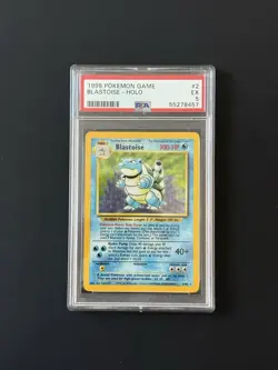 Blastoise Holo - 5/102 - Base Set Vintage Pokemon Card - PSA 5 - Image 1