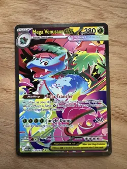 Pokemon TCG Mega Venusaur Ex 177/132 SIR English NM Mega Evolutions - Image 1
