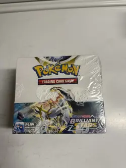 Pokemon Sword & Shield Brilliant Stars Booster Box Factory Sealed - Image 1