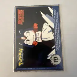 Mewtwo #150 Burger King Exclusive 10 Mewtwo Strikes Back PokeTrivia 1999 Pokemon - Image 2