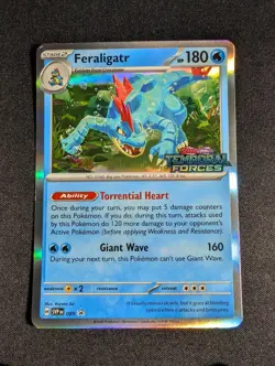 Pokemon Feraligatr SVP089 Holo Rare Black Star Promos NM - Image 1