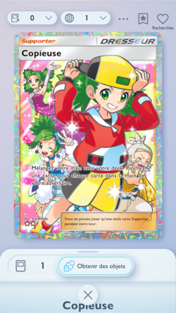 Copycat Full Art from Pokemon TCG Pocket, Mega Rising set, French language - Image 1