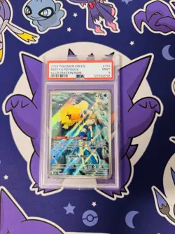 2025 POKEMON DRI EN-DESTINED RIVALS ILLUSTRATION RARE #193 MISTY'S PSYDUCK PSA 9 - Image 5