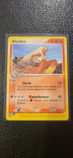 Pokemon Ruby & Sapphire Blaziken 15/109 Non Holo Rare 2003 NM - Image 1