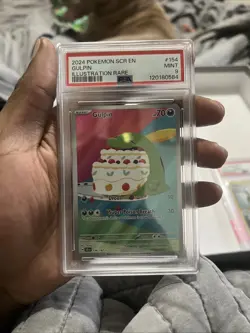 2024 Gulpin 154/142 Pokemon SCR EN PSA 9 Illustration Rare SV SCR EN - Image 1