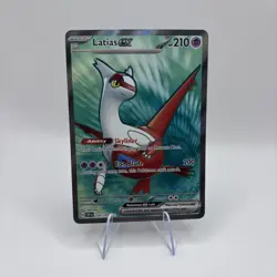 2024 Pokemon SV08: Surging Sparks Ultra Rare ex Latias #220/191 MINT - Image 1