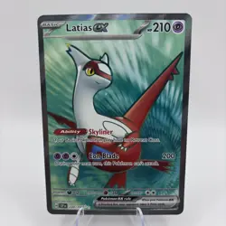 2024 Pokemon SV08: Surging Sparks Ultra Rare ex Latias #220/191 MINT - Image 2