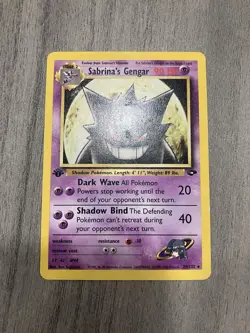Pokemon TCG Sabrina's Gengar Gym Challenge 29/132 1st Edition Rare NM/LP - Image 1