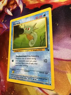 Pokemon Horsea 49/62 Common Fossil Near Mint - Image 3