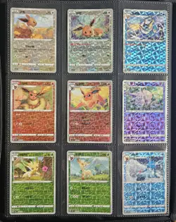 18x Pokemon CBB2C Gem Pack Vol.2 PRISMATIC HOLO Complete Set S-Chinese Eevee - Image 2