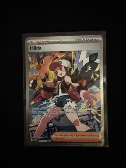Pokemon TCG Hilda Trainer White Flare Holo Full Art Sv: 171/086 Pack Fresh 🔥 - Image 4