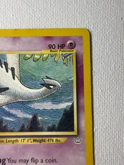 Pokemon TCG Lugia 20/64 Neo Revelation Rare Unlimited (2000 WOTC) - MP - Image 3
