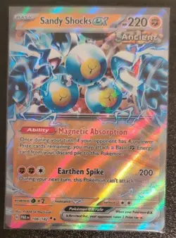 Sandy Shocks ex 108/182 Pokemon: Sv04: Paradox Rift Holo Double Rare - Image 3