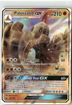 Palossand GX, Pokemon SM - Celestial Storm Ultra Rare, 82/168 LP - Image 1