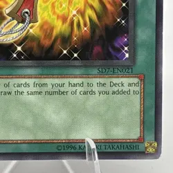 Yu-Gi-Oh Magical Mallet 1st Edition SD09-EN027 LP - Image 5