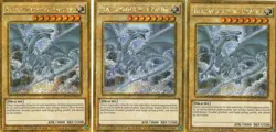 yugioh 3x Blauaugiger w. Drache MYP1-DEGV4 GOLD SECRET RARE 1AUFLAGE DEUTSCH - Image 1