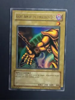 Right Arm of the Forbidden One LOB-122 The Legend of Blue Eyes White Dragon NM - Image 1