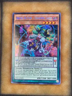 Yugioh Abyss Actor - Leading Lady DESO-EN021 Secret Rare 1st Ed NM - Image 1