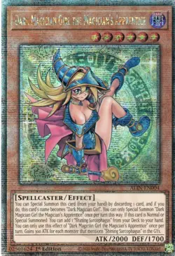 yugioh Dark Magician Girl the Magician's Apprentice ALIN-EN004 Quarter Century - Image 1