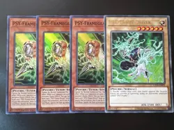 3x Psy-Framegear Gamma + Driver EXFO-ENSE3 Super Rare Near Mint Yugioh - Image 1