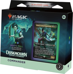 MTG Duskmourn House of Horror Commander Deck Death Toll 100-Card Factory Sealed - Image 1