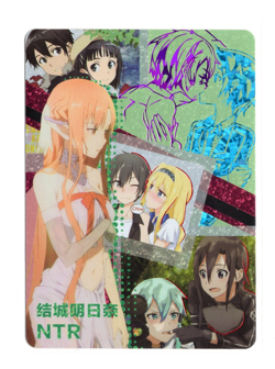 Goddess Story NS-10M01-018 NTR Anime Girl Couple Card - Image 1