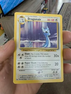 Dragonair 018/102 Base Set Regular Moderate Play Pokemon Card - Image 3