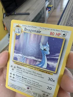 Dragonair 018/102 Base Set Regular Moderate Play Pokemon Card - Image 4