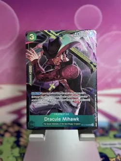Dracule Mihawk (Illustration Box Vol.4) ST12-003 One Piece Promotion Cards Foil - Image 1