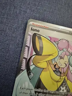 Iono Pokemon TCG Paldea Evolved Holo Ultra Rare Full Art Card 254/193 - Image 5