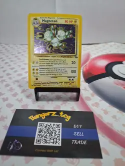 Magneton 11/62 Holo Rare Fossil Pokemon Card WOTC TCG - Image 1