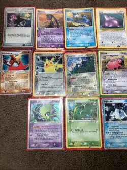11 Holo Pokemon Vintage Cards All In Excellent Condition, Slightly Played - Image 1