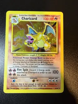 Charizard 4/102 Base Set 1999 Holo Rare Pokemon TCG Card (LP-MP) - Image 2