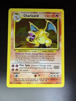 Charizard 4/102 Base Set 1999 Holo Rare Pokemon TCG Card (LP-MP) - Image 4