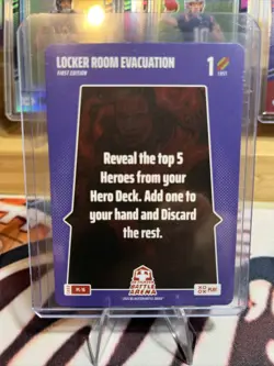 2024 Bo Jackson Battle Arena Play Card Locker Room Evacuation #PL-16 - Image 1