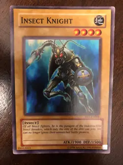 Insect Knight FET-EN004 Yu-Gi-Oh! Card Light Play Unlimited 2005 - Image 1