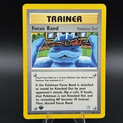 (1st edition) Pokemon FOCUS BAND Card NEO GENESIS 86/111 Non-Holo Rare - Image 1