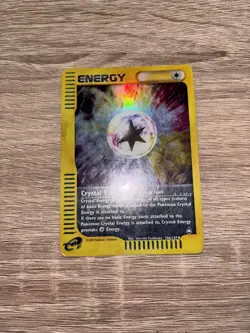 Pokemon Crystal Energy Holo Aquapolis card 146/147 - Image 1