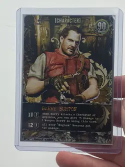 Barry Burton Card CH-005 For Resident Evil Deck Building Game (Bandai, 2010) - Image 1