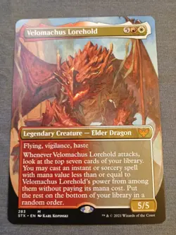 MTG - Velomachus Lorehold (Borderless) Regular Mythic #283 - Image 1