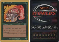 4x Llanowar Elves - Nicolas Labarre - 2000 ~ Near Mint World Championship O MTG - Image 1