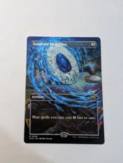 Sapphire Medallion - Modern Horizons 3 - Borderless - (0349) - NM - Image 1