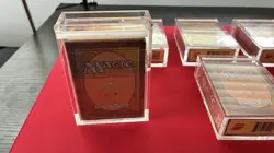 MTG REVISED Starter Deck Box MTG 1994 EMPTY Opened With Clear Case NM Condition - Image 2