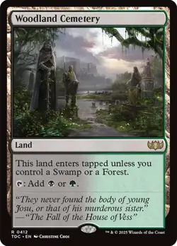 Woodland Cemetery [Tarkir: Dragonstorm] MTG - Image 1