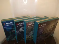 NEW / COMPLETE SET / OPENED FOR PICS ~ 4 MTG LOTR Scene Boxes - Image 2