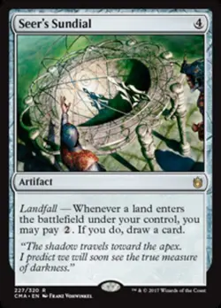 1 x Seer's Sundial - Commander Anthology - NM-Mint - MTG - Image 1