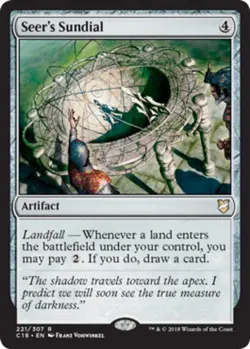 1 x Seer's Sundial - Commander 2018 - NM-Mint - MTG - Image 1