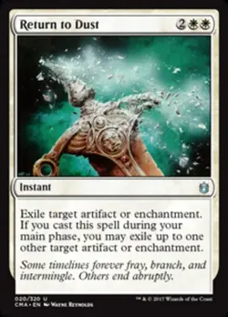 1 x Return to Dust - Commander Anthology - NM-Mint - MTG - Image 1