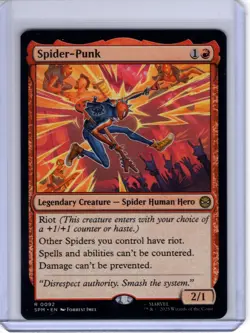 Spider-Punk (R) #92 Marvel's Spider-Man MTG NM - Image 1